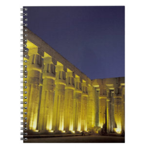 Carnet Afrique, Égypte, Louxor. Cour solaire d'Amenhotep