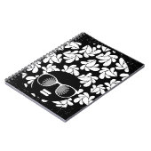 Carnet Afro Diva Noir & Blanc (Côté gauche)