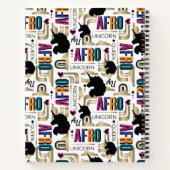 Carnet Afro Unicorn Bold Motif (Dos)