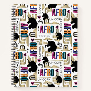 Carnet Afro Unicorn Bold Motif