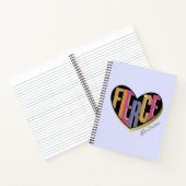 Carnet Afro Unicorn Fierce Heart Design (Intérieur)