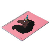 Carnet Afro Unicorn | Magique (Côté gauche)
