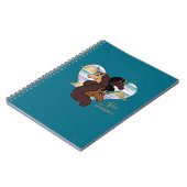 Carnet Afro Unicorn Trio Coeur Design (Côté gauche)