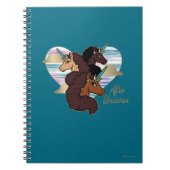 Carnet Afro Unicorn Trio Coeur Design (Devant)
