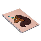 Carnet Afro Unicorn | Unique (Côté Droit)