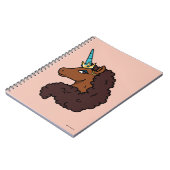 Carnet Afro Unicorn | Unique (Côté gauche)