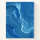 Carnet Agate de marbre bleu Résumé (Dos)