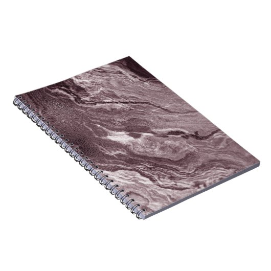 Carnet Agate de mauve cristallisée | Marbre rose Rose pou (Côté Droit)