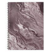 Carnet Agate de mauve cristallisée | Marbre rose Rose pou (Devant)