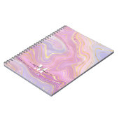 Carnet Agate D'Iridescente En Marbre De Cristal Rose Et V (Côté gauche)