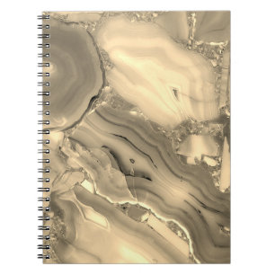Carnet Agate marron