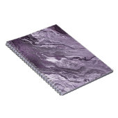 Carnet Agate violette cristallisée | Moody Marbled Stone (Côté Droit)