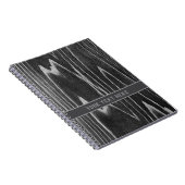 Carnet Aged Wood Grain Minimalist - Personalizable (Côté Droit)