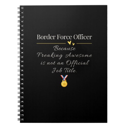 Carnet Agent de la force frontalière (Devant)