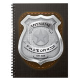 Cahier de police personnalisé, bloc-notes de police, cadeau
