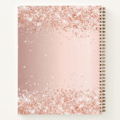 Carnet Agent de signature de prêt notaire stylo rose or (Dos)