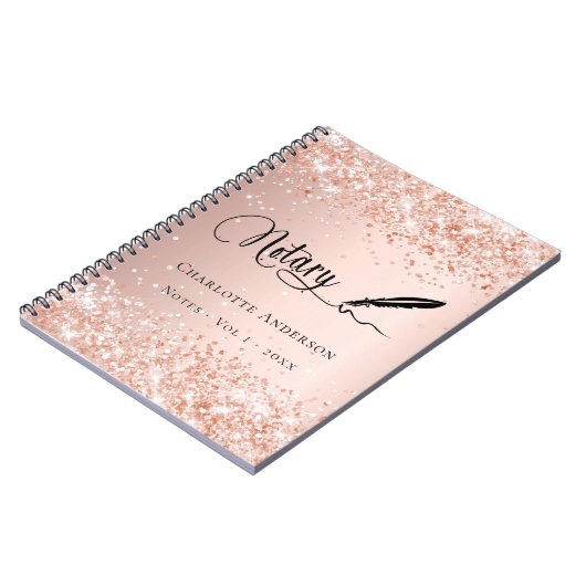 Carnet Agent de signature de prêt notarial budget rose go (Côté gauche)