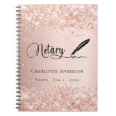 Carnet Agent de signature de prêt notarial budget rose go (Devant)