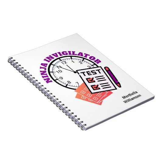 Carnet Agent d'examen NINJA INVIGILATOR Enseignant (Côté Droit)