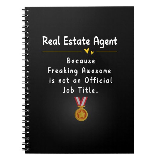 Carnet Agent immobilier (Devant)