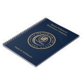 Carnet Agent immobilier | Marque de propriété de logo per (Côté gauche)