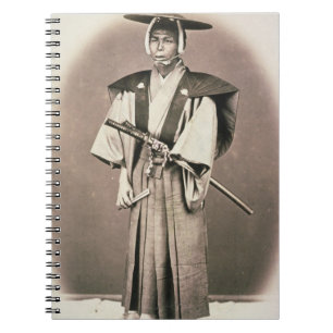 Carnet Agent judiciaire ou samouraïs japonais, c.1870s