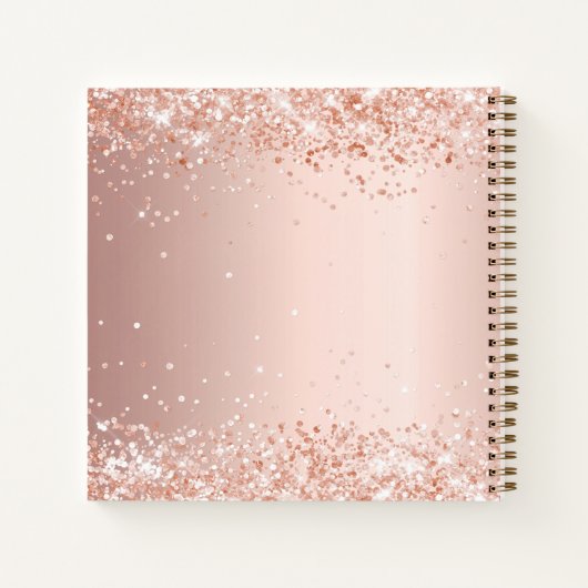 Carnet Agent signataire de prêt notaire signature or rose (Dos)