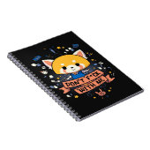 Carnet Aggretsuko Panda rouge mignonne | Cute Panda Lover (Côté Droit)