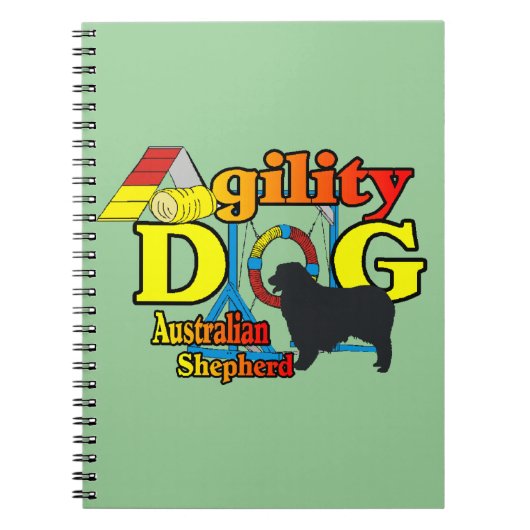Carnet Agilité des bergers australiens (Devant)