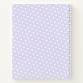 Carnet Agneau mauve Amour Ewe Nom personnalisé Script mig (Dos)