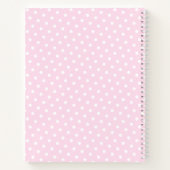 Carnet Agneau rose Aimer Ewe Nom personnalisé Script mign (Dos)