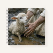 Carnet Agneau secouru par un berger (Devant)