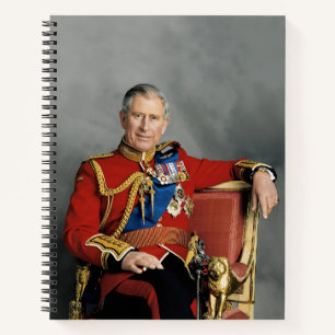 Carnet Agrandissement de photo du roi Charles III