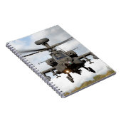 Carnet ah 64 apache longbow hélicoptère militaire (Côté Droit)