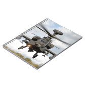 Carnet ah 64 apache longbow hélicoptère militaire (Côté gauche)