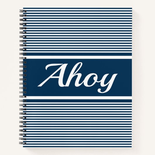 Carnet Ahoy (Devant)