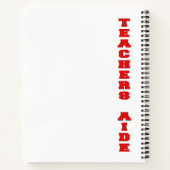 Carnet Aide aux enseignants (Dos)