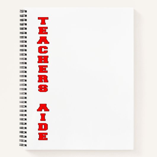 Carnet Aide aux enseignants (Devant)