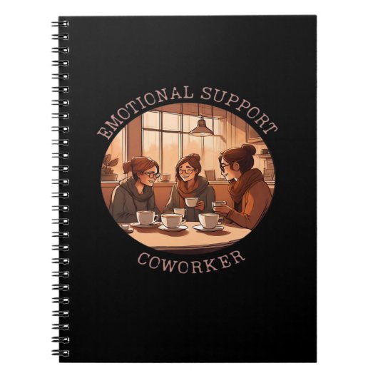 Carnet Aide émotionnelle Coworker Motivational Office Com (Devant)