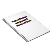 Carnet Aide émotionnelle Coworker Work Office Classique (Côté Droit)