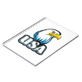 Carnet Aigle américain (édition bleue limitée) (Côté gauche)
