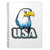 Carnet Aigle américain (édition bleue limitée) (Devant)