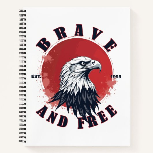 Carnet Aigle Brave et Libre (Devant)