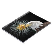 Carnet Aigle et feux d'artifice (Côté gauche)