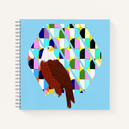 Carnet Aigle moderne du milieu du siècle (Devant)
