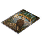 Carnet Aigle Montagnes Rocheuses POPCUT (Côté gauche)