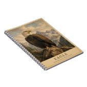 Carnet Aigle Montagnes Rocheuses VINTAGE (Côté Droit)