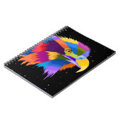 Carnet Aigle stylisé Pop (Côté gauche)