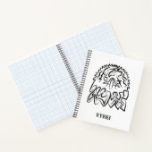 Carnet Aigle tribale noire et blanche (Intérieur)