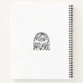 Carnet Aigle tribale noire et blanche (Dos)
